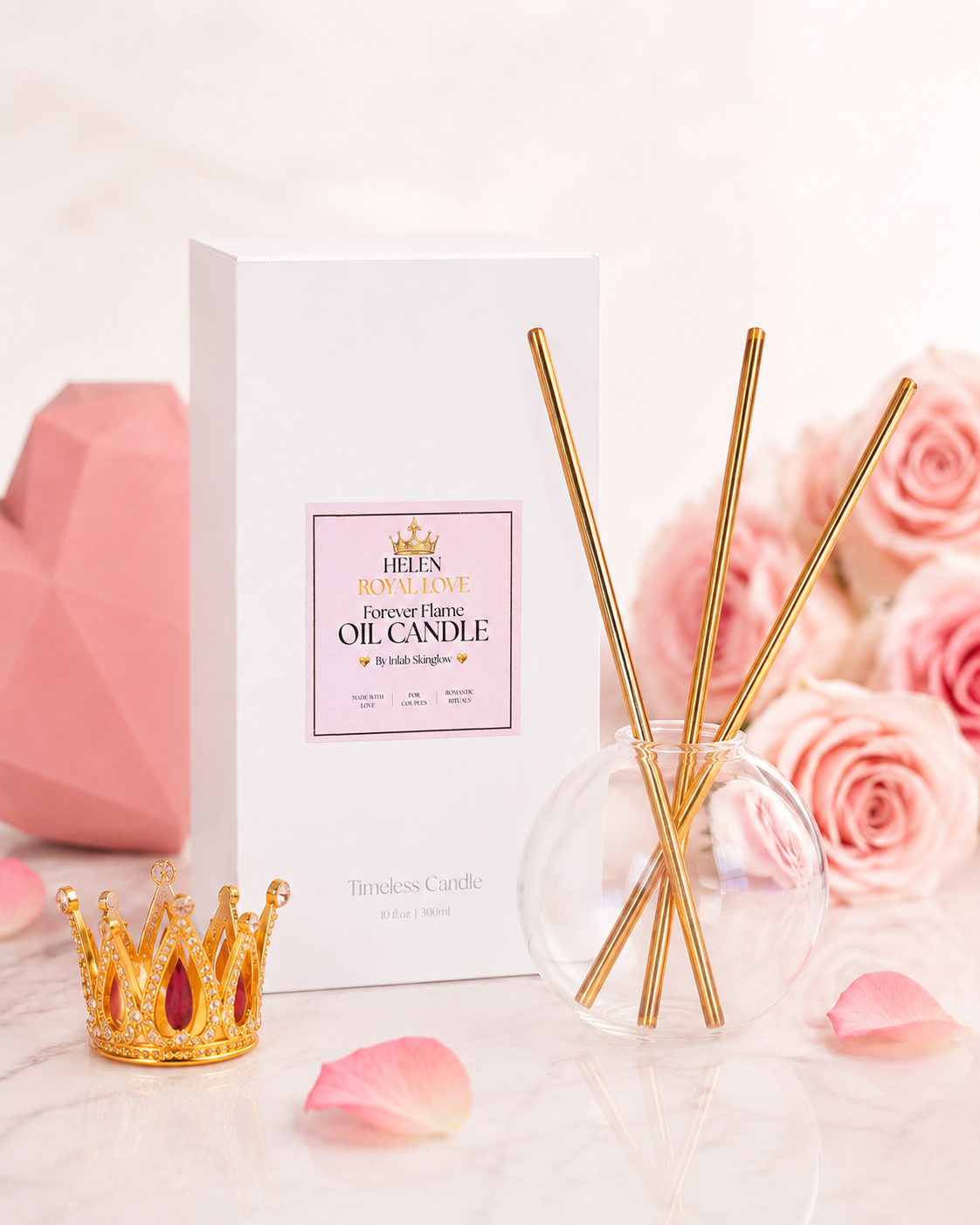 Forever Flame Oil Candle